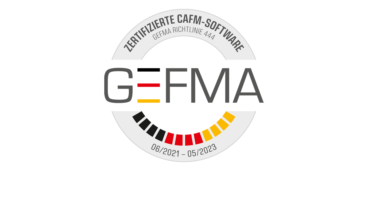 pit - FM von pit - cup vollständig GEFMA 444 zertifiziert pit - FM , das CAFM System der pit - cup, ist vollständig GEFMA 444 zertifiziert