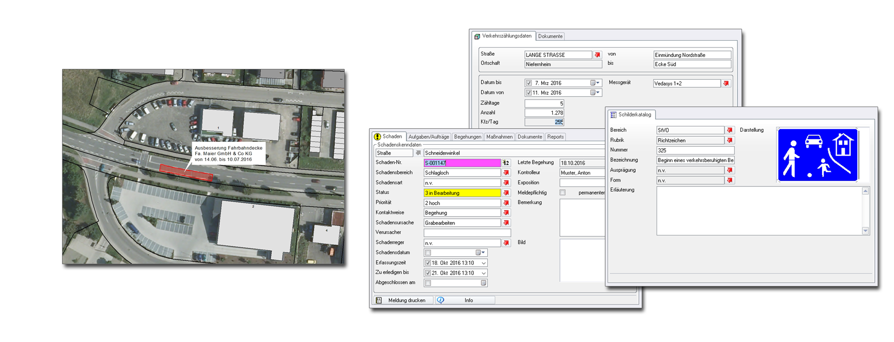CAFM System für das Straßenmanagement - Straßenkataster - Straßenkontrollen - Straßeninventar